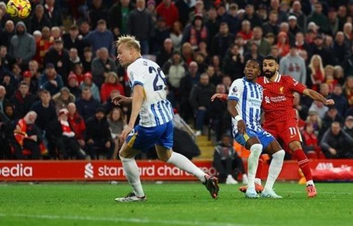 محمد صلاح يقود ليفربول للفوز على برايتون 2-1 وتصدر الدوري الإنجليزي (فيديو وصور)السبت 02/نوفمبر/2024 - 06:54 م
فاز فريق ليفربول على نظيره برايتون بنتيجة 2-1 في المباراة التي جمعت الفريقين على ملعب أنفيلد، ضمن منافسات الجولة العاشرة من الدوري الإنجليزي الممتاز.