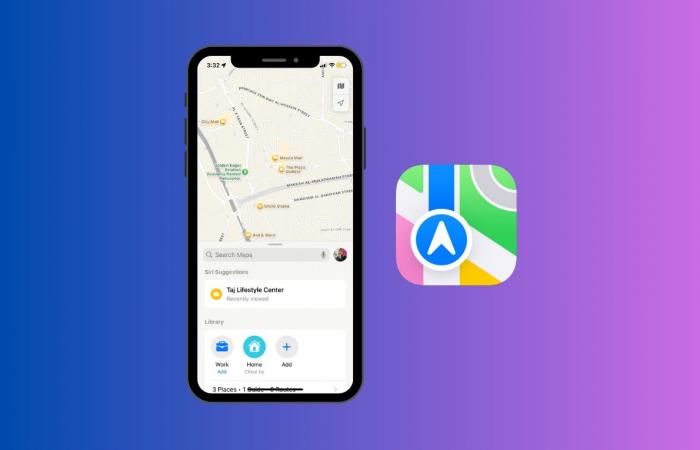 كيفية استخدام مزية مكتبة الخرائط في نظام iOS 18