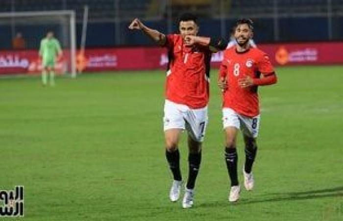 تريزيجيه يتعادل لمنتخب مصر أمام بوتسوانا فى الدقيقة 16.. صور