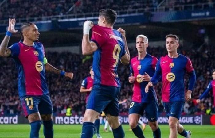 برشلونة يضرب بريست بثلاثية نظيفة في دوري أبطال أوروبا (صور)الثلاثاء 26/نوفمبر/2024 - 11:57 م
فاز فريق برشلونة على نظيره بريست بنتيجة 3-0 في المباراة التي جمعت بينهما في الجولة الخامسة من مرحلة الدوري ببطولة دوري أبطال