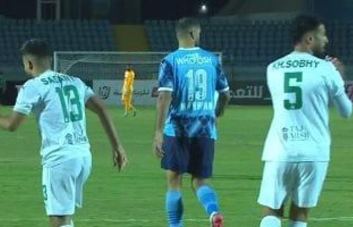 المصرى يهزم بيراميدز بهدف الشامي ويعتلى صدارة الدورى بـ10 نقاط.. فيديو