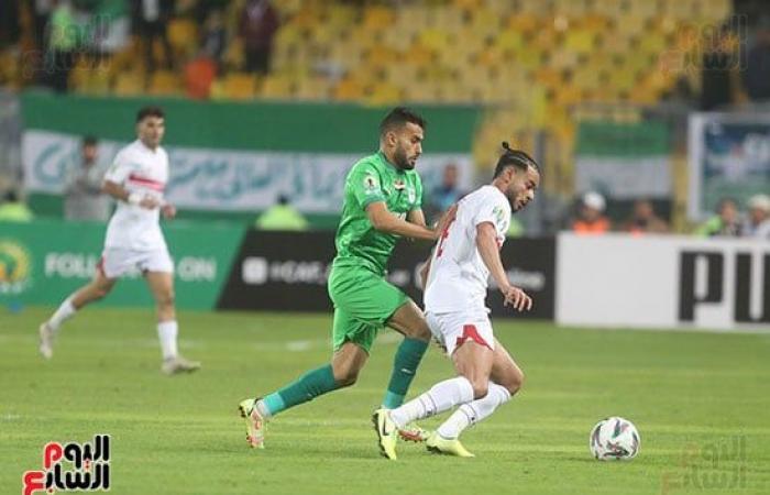 تعادل سلبي بين الزمالك والمصري في أول 15 دقيقة