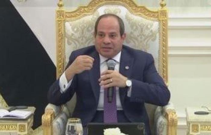 الرئيس السيسي: التجارب أكدت حاجة أمريكا لاستمرار وثبات علاقتها الاستراتيجية بمصر