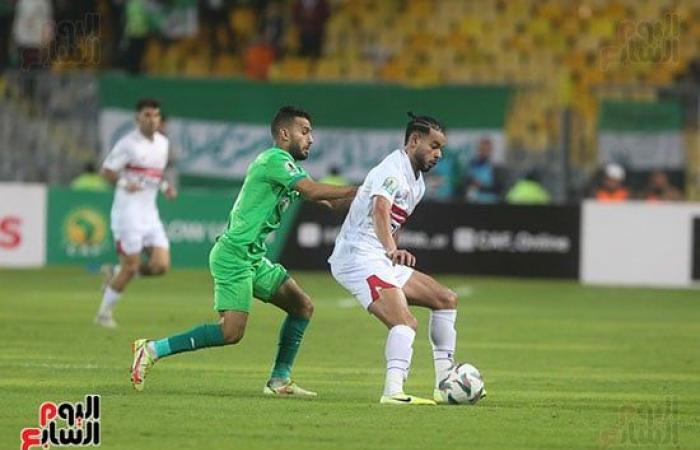 تعادل سلبي بين الزمالك والمصري في أول 15 دقيقة