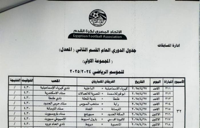 رسميا، إقامة دوري المحترفين خلال شهر رمضان تحت الأضواء الكاشفةالأربعاء 18/ديسمبر/2024 - 10:20 م
أعلن اتحاد الكرة اليوم الأربعاء جدول مباريات دوري المحترفين بعد أجراء تعديلات علي مواعيد مباريات المسابقة .