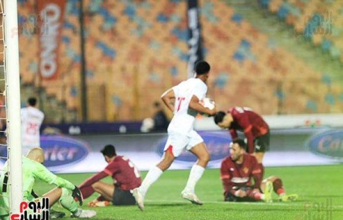 الزمالك يتعادل 1-1 مع سيراميكا فى الشوط الأول.. فيديو وصور