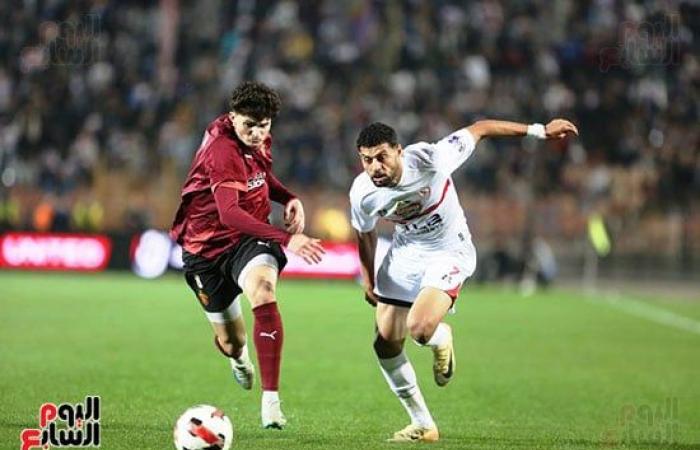 الزمالك يتعادل 1-1 مع سيراميكا فى الشوط الأول.. فيديو وصور