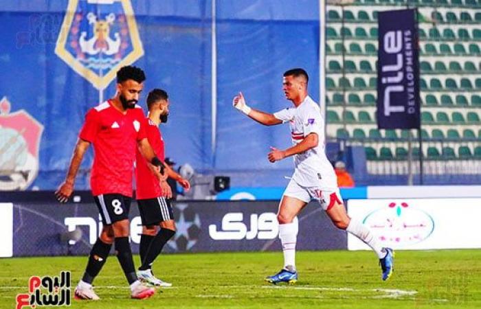 الطللائع يحرز هدف التعادل أمام الزمالك في الدقيقة 55 (2-2).. صور