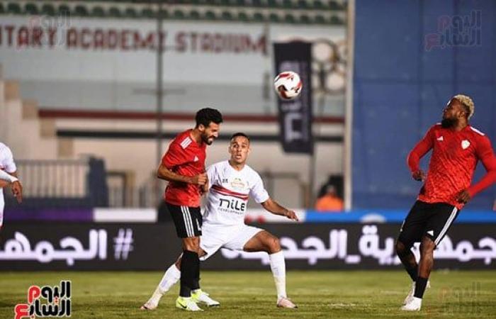 الطللائع يحرز هدف التعادل أمام الزمالك في الدقيقة 55 (2-2).. صور