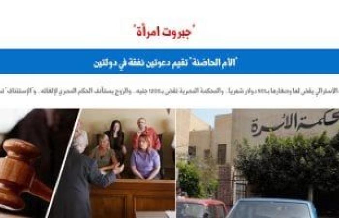 القضاء المصرى يتصدى لإقامة "الأم الحاضنة" دعوى النفقة فى دولتين.. برلماني