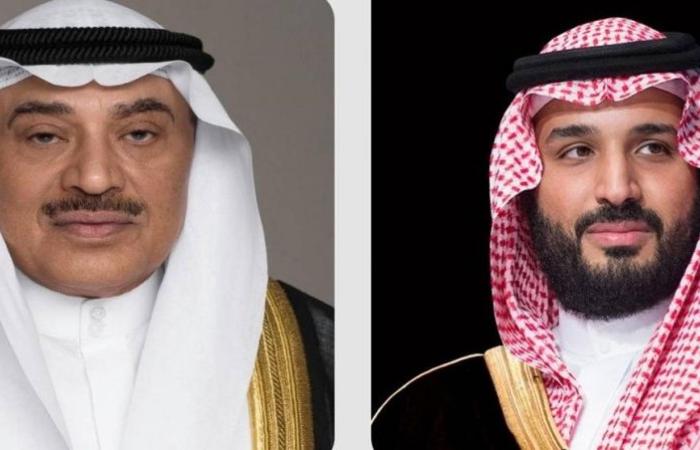 الأمير محمد بن سلمان يُعزي ولي عهد الكويت في وفاة الشيخ فاضل الصباح