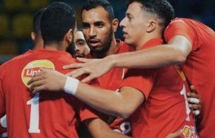 الأهلى وجها لوجه أمام الزمالك فى نهائى البطولة العربية للكرة الطائرة