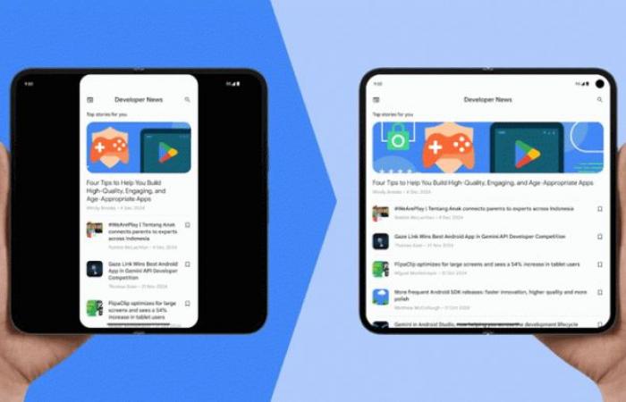 Android 16 سيجبر المطورين على تكييف تطبيقاتهم مع الهواتف والأجهزة اللوحية القابلة للطي