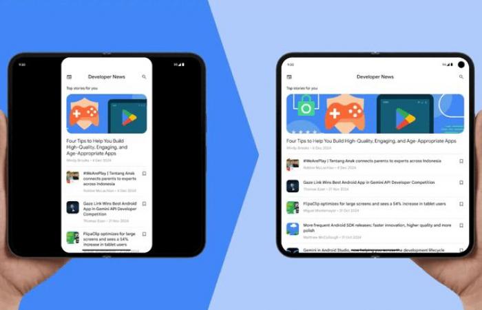 Android 16 سيجبر المطورين على تكييف تطبيقاتهم مع الهواتف والأجهزة اللوحية القابلة للطي