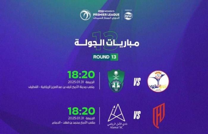 كلاسيكو مرتقب بين الهلال والاتحاد في دوري السيدات