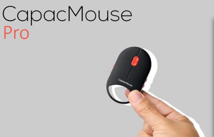 Capacmouse Pro أول فأرة لاسلكية بحجم الكف دون عجلة تمرير