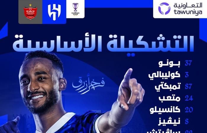 سالم الدوسري يقود هجوم الهلال السعودي أمام برسبوليس بدوري أبطال آسياالثلاثاء 04/فبراير/2025 - 07:01 م
يستعد نادي الهلال السعودي لخوض مواجهة مهمة أمام نظيره برسبوليس الإيراني في إطار منافسات بطولة دوري أبطال آسيا للنخبة بملعب المملكة أرينا