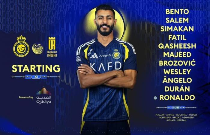 رونالدو يقود تشكيل النصر أمام العروبة في الدوري السعوديالجمعة 28/فبراير/2025 - 08:40 م
أعلن مدرب فريق النصر عن تشكيل فريقه لمواجهة نظيره العروبة، اليوم الجمعة، على ملعب استاد العروبة في إطار الجولة الـ23 من بطولة الدوري السعودي . ويقود كريستيانو رونالدو هجوم النصر في مباراة العروبة اليوم. تشكيل النصر أمام العروبة موعد مباراة النصر ضد العروبة في الدوري السعودي من المقرر أن تقام مباراة