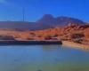 فيديو.. تجمد المياه بـ جبل اللوز شمال غرب تبوك