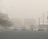 موجة غبار تحجب الرؤية على الطرق في نجران