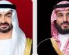 ولي العهد يهنئ الشيخ محمد بن زايد وشعب الإمارات بمناسبة انتخابه رئيساً