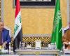 ولي العهد يستقبل رئيس الوزراء العراقي