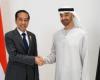 الرئيس الإماراتي ونظيره الإندونيسي يشهدان مراسم اتفاقية الشراكة الاقتصادية