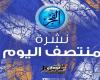 نشرة منتصف اليوم.. الأردن تتأهل لنهائي كأس آسيا وموقف رونالدو من المشاركة ضد الهلال وغيابات الأهلي أمام بلوزداد بدوري الأبطال